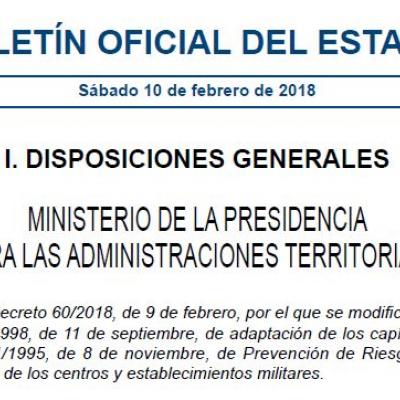 Real Decreto 60/2018