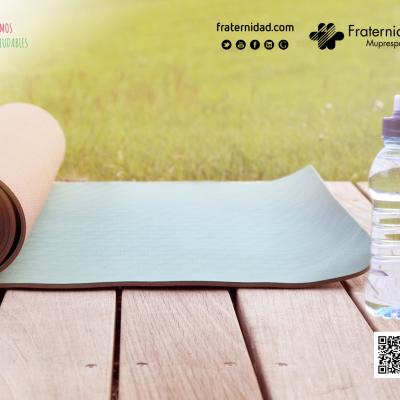 Salvapantallas Empresa Saludable Fraternidad-Muprespa - Esterilla Yoga