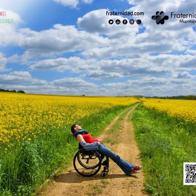 Salvapantallas Empresa Saludable Fraternidad-Muprespa - Campo girasoles
