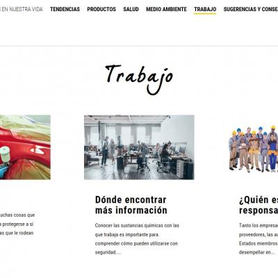 Productos químicos en el trabajo