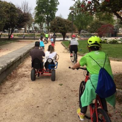 Ruta en bicicleta por Pontevedra. Fraternidad-Muprespa