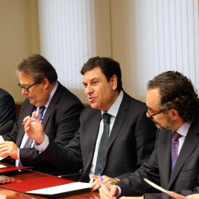 Firma de convenio Fraternidad-Muprespa, otras mutuas y Consejeria de Castilla y León