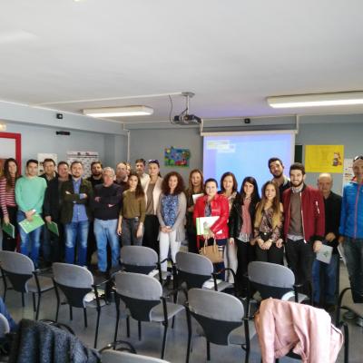 Foto de grupo taller primeros auxilios Fraternidad-Muprespa Andújar