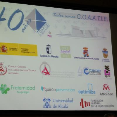 Participamos en una jornada organizada por el Colegio Oficial de Aparejadores y Arquitectos de Guadalajara