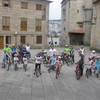 Ruta en bicicleta por Pontevedra. Fraternidad-Muprespa