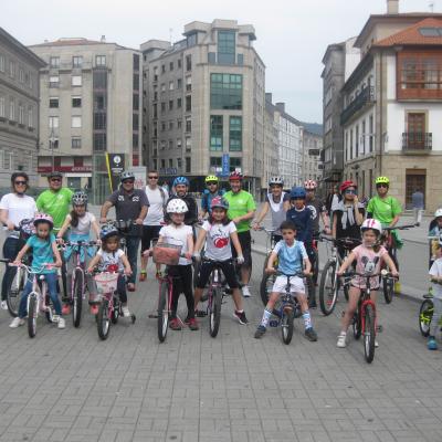 Ruta en bicicleta por Pontevedra. Fraternidad-Muprespa