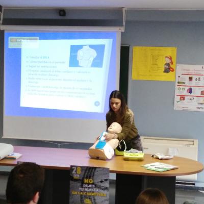Taller primeros auxilios Fraternidad-Muprespa Andújar