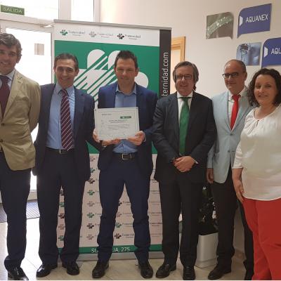 Entrega del Bonus 2015 a la empresa Aquanex_Badajoz