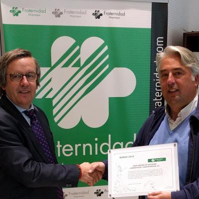 Entrega del Bonus a la empresa CEER por Fraternidad-Muprespa