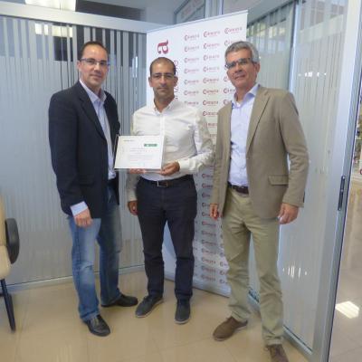 Acto de entrega diploma Bonus 2015 a la Camara de Comercio de Lanzarote