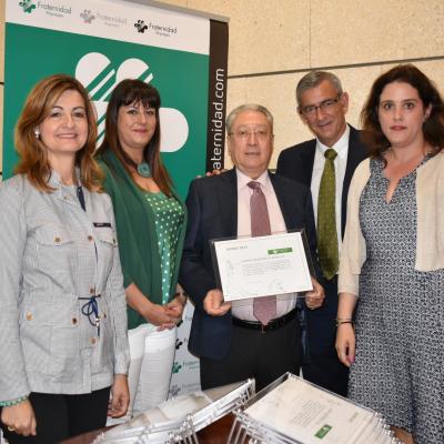 Entrega diploma Bonus a las empresas de Murcia_Fraternidad-Muprespa