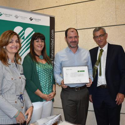 Entrega diploma Bonus a las empresas de Murcia_Fraternidad-Muprespa