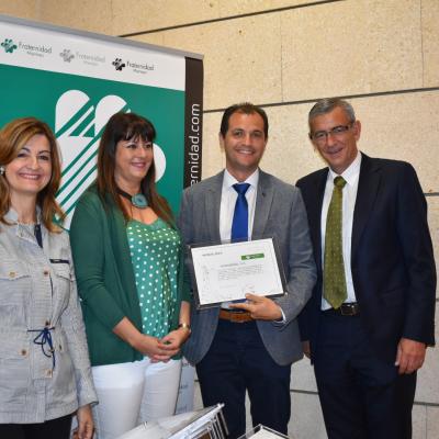Entrega diploma Bonus a las empresas de Murcia_Fraternidad-Muprespa