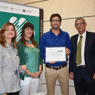 Entrega diploma Bonus a las empresas de Murcia_Fraternidad-Muprespa