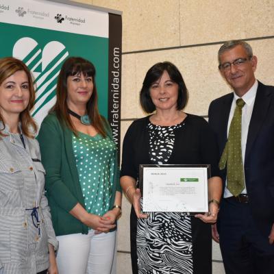 Entrega diploma Bonus a las empresas de Murcia_Fraternidad-Muprespa