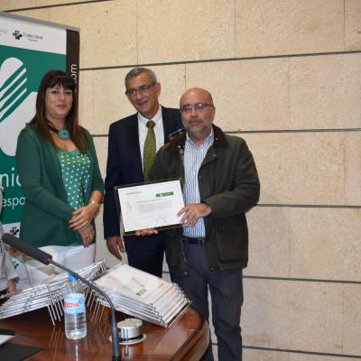 Entrega diploma Bonus a las empresas de Murcia_Fraternidad-Muprespa