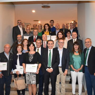 Foto de grupo entrega diploma Bonus a las empresas de Murcia_Fraternidad-Muprespa
