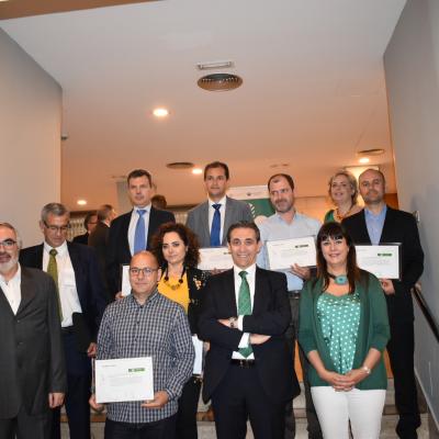 Foto de grupo entrega diploma Bonus a las empresas de Murcia_Fraternidad-Muprespa
