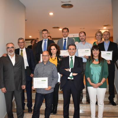 Foto de grupo entrega diploma Bonus a las empresas de Murcia_Fraternidad-Muprespa