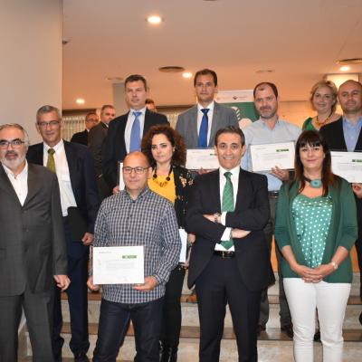 Foto de grupo entrega diploma Bonus a las empresas de Murcia_Fraternidad-Muprespa