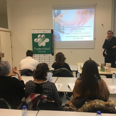 Escuelas Católicas, receptores de la jornada sobre el Bonus que Fraternidad-Muprespa impartió en Burgos