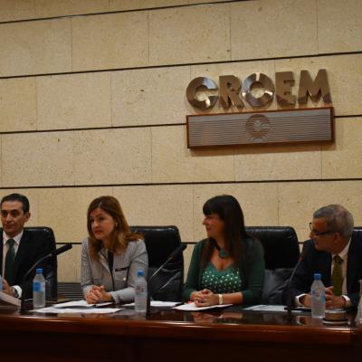 Mesa de ponentes Entrega diploma Bonus a las empresas de Murcia_Fraternidad-Muprespa