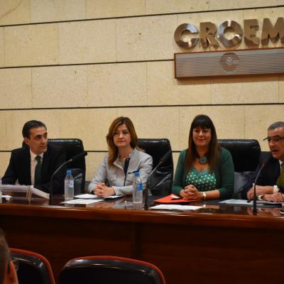 Mesa de ponentes Entrega diploma Bonus a las empresas de Murcia_Fraternidad-Muprespa