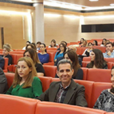 Público Jornada en el Cajamar con el colegio de graduados sociales de Almeria y Fraternidad-Muprespa