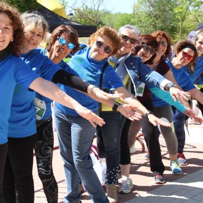 Voluntarias de la Entidad III carrera por la prevención de Fraternidad-Muprespa