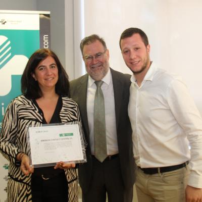 Entrega del diploma Bonus 2015 Fraternidad-Muprespa Madrid_Emercia contact center