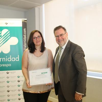 Entrega del diploma Bonus 2015 Fraternidad-Muprespa Madrid_VG Solutions