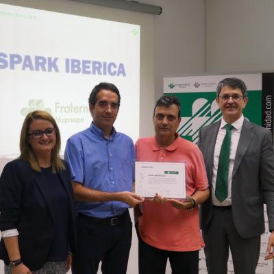 Entrega Bonus 2015 Fraternidad-Muprespa Barcelona a SPARK IBERICA