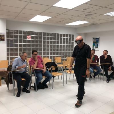 Taller de seguridad vial en Fraternidad-Muprespa Badajoz