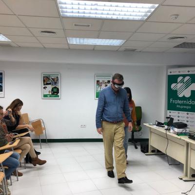 Taller de seguridad vial en Fraternidad-Muprespa Badajoz