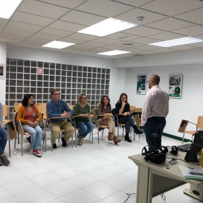 Taller de seguridad vial en Fraternidad-Muprespa Badajoz