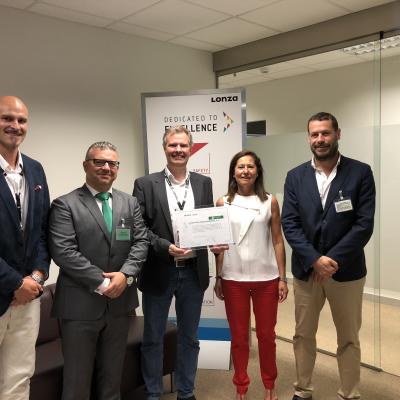 Lonza Biologics y Alonarti envases reconocidas por Fraternidad-Muprespa por reducción de siniestralidad laboral