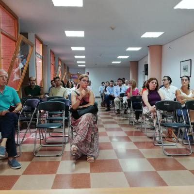 Jornada en Merida participacion de Fraternidad-Muprespa, publico asistente