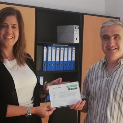 Entrega del diploma del Bonus