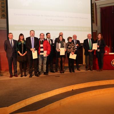 Entrega de diplomas grupo 1