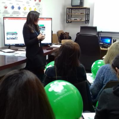 Los trabajadores aprendieron normas básicas de una conducción segura con los equipos de realidad virtual