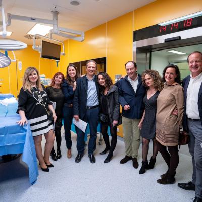 Trabajadores de Fraternidad-Muprespa en el quirófano del Hospital Fraternidad-Muprespa Habana