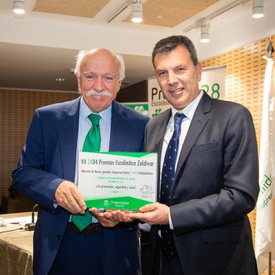 Francisco Antonio Reyes, director de operaciones de Hidrogea, Gestión Integral de Aguas de Murcia, S.A. Mención Espcial en la modalidad de Gran empresa de hasta 1500 trabajadores
