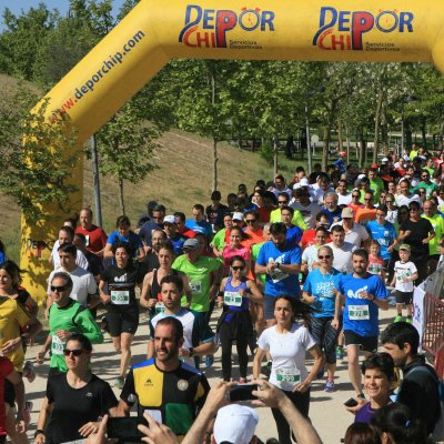 Participantes de la II Carrera por la prevención de Fraternidad-Muprespa II