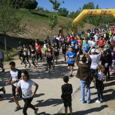 Participantes de la II Carrera por la prevención de Fraternidad-Muprespa III