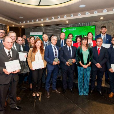 Foto de galardonados de los Premios Escolástico Zaldívar