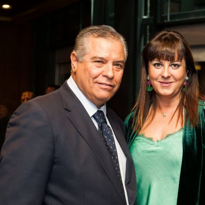 Bartolomé Beltrán y Natalia Fdez. Laviada Subdirectora de Prevención, Calidad y Comunicación de Fraternidad-Muprespa