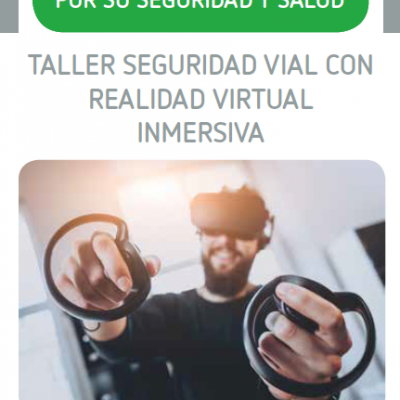 Taller de seguridad vial con realidad virtual inmersiva