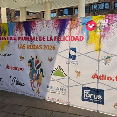 El Festival Mundial de la Felicidad tiene lugar en Las Rozas, Madrid