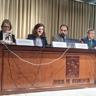 Ana Luz Jiménez, Rocío Blanco, Luis Roda e Jorge Carbajal