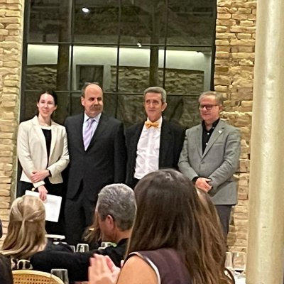 Lara Blasco Velázquez doktorea, SETLAko idazkari nagusia, José García López doktorea, SETLAko presidentea, Antonio Ortega doktorea, Fraternidad-Muprespa Habana Ospitaleko Barne Medikuntza Unitateko burua, eta Eduardo Sánchez Alepuz doktorea, Kongresuaren antolatzailea.